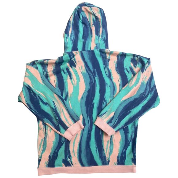 Adidas Originals Pullover Hoodie Sweatshirt Men's Medium Pastel Marbled TV Worn - Picture 9 of 11